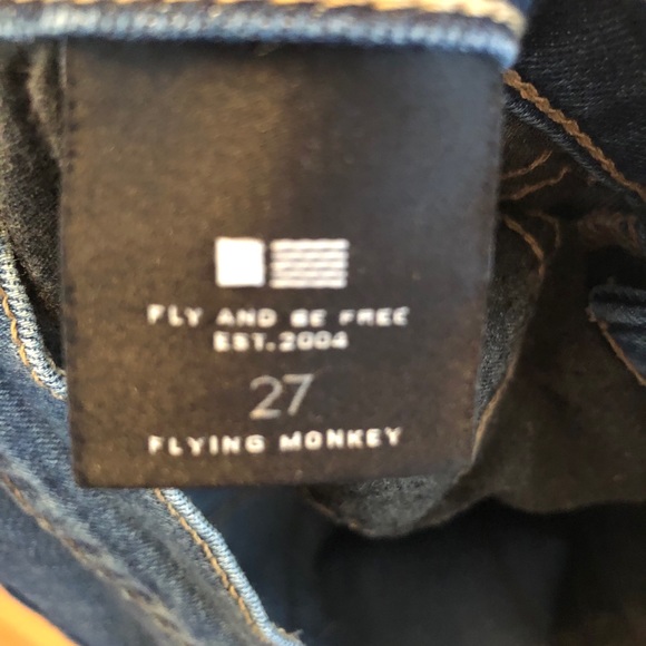 Flying Monkey Shredded Hem Jeans (size 27) - Picture 4 of 5